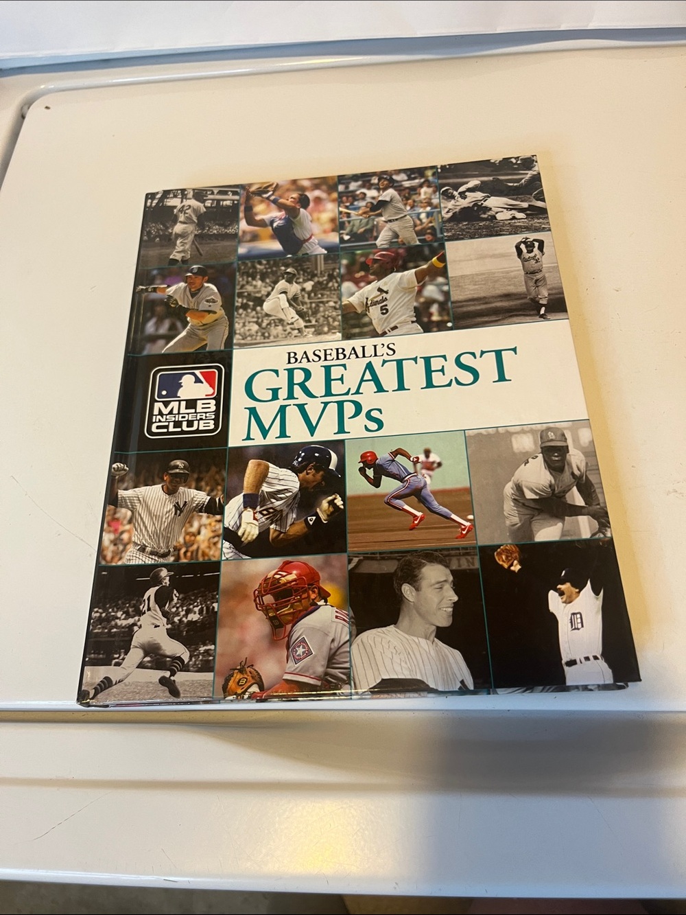 MLB Baseball's Greatest MVPs Hardcover - White and Teal Cover